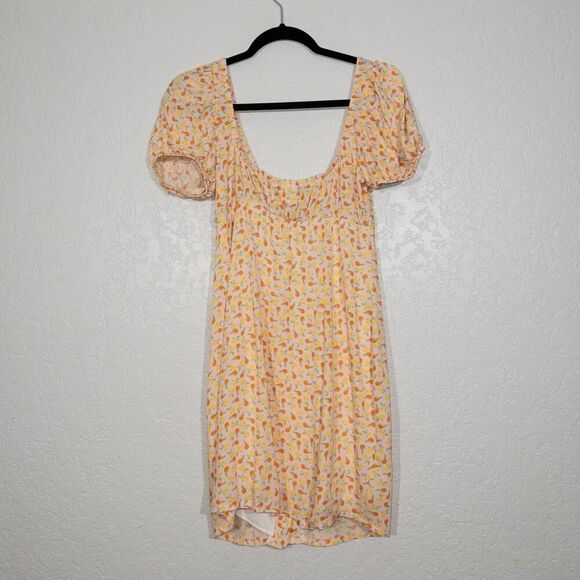 NWT Dippin’ Daisy’s Orange Freshly Squeezed Cut Out Dress Size Medium - Picture 9 of 9